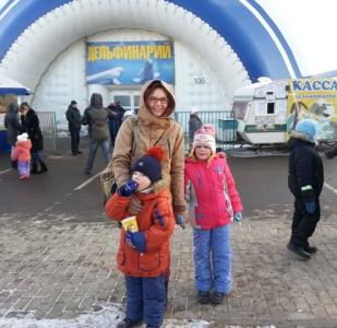 Новогоднее представление в дельфинарии