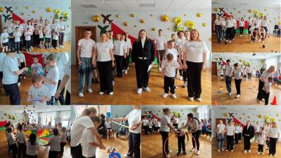 Веселые старты в ГУО "МОЦКРОиР"